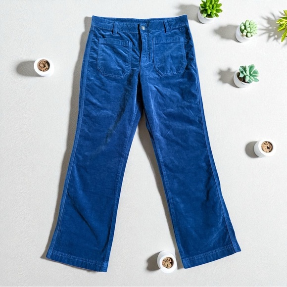 Free People Pants - Free People We The Free Jayde Cord High Rise Moody Blue Pants Size 12